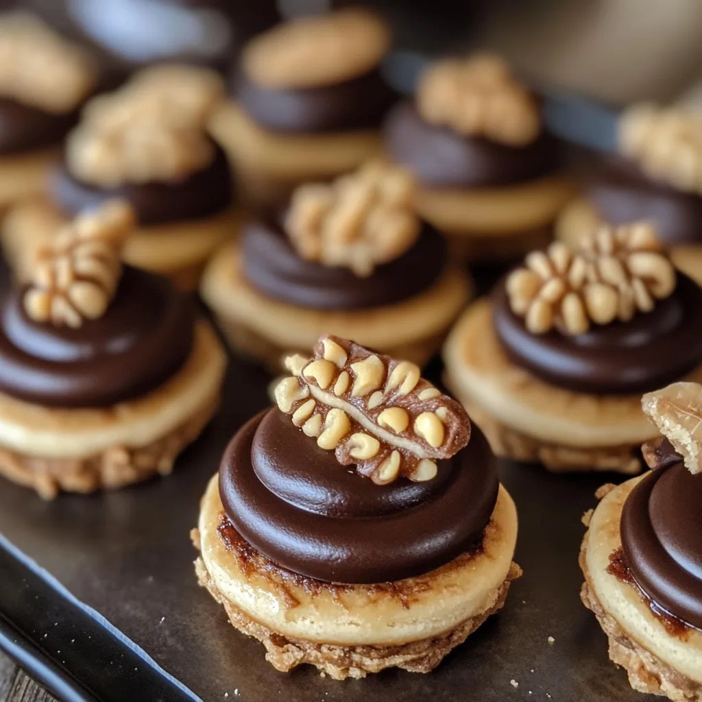 Omas Walnuss Marzipan Plätzchen