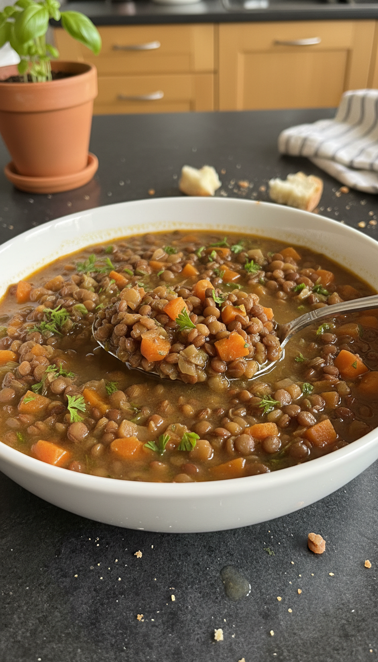 Rind Linsen Suppe Spezial