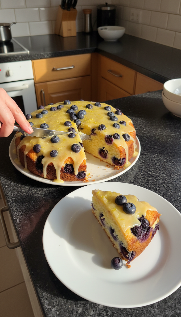 Zitronen Heidelbeer Kuchen Fisch Sternzeichen