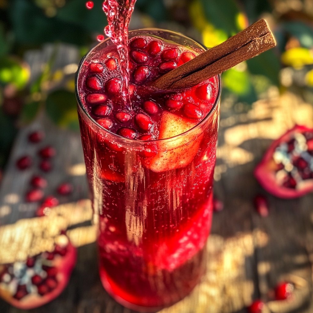 Granatapfel-Glühwein-Spritz