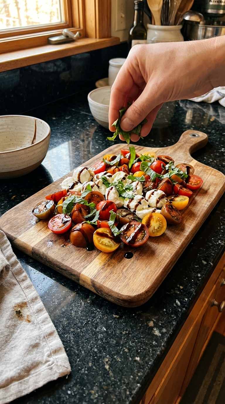 Caprese Salat mit Balsamico