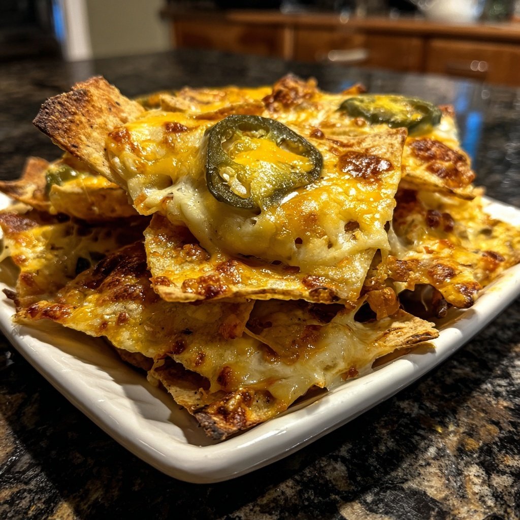 Raclette-Ideen mit Nachos, Jalapeños und Cheddar-Käse​