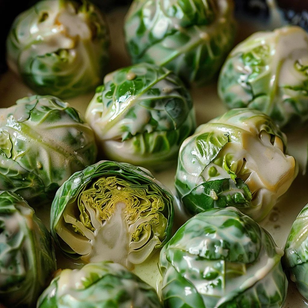 Cremiger Winter-Rosenkohl