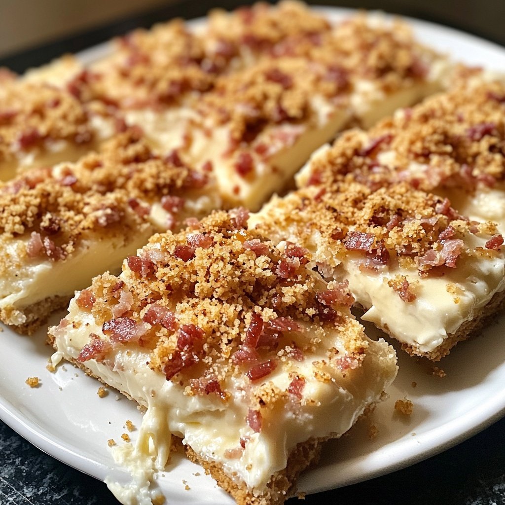 Ziegenkäsetaler mit Honig-Speck-Crumble