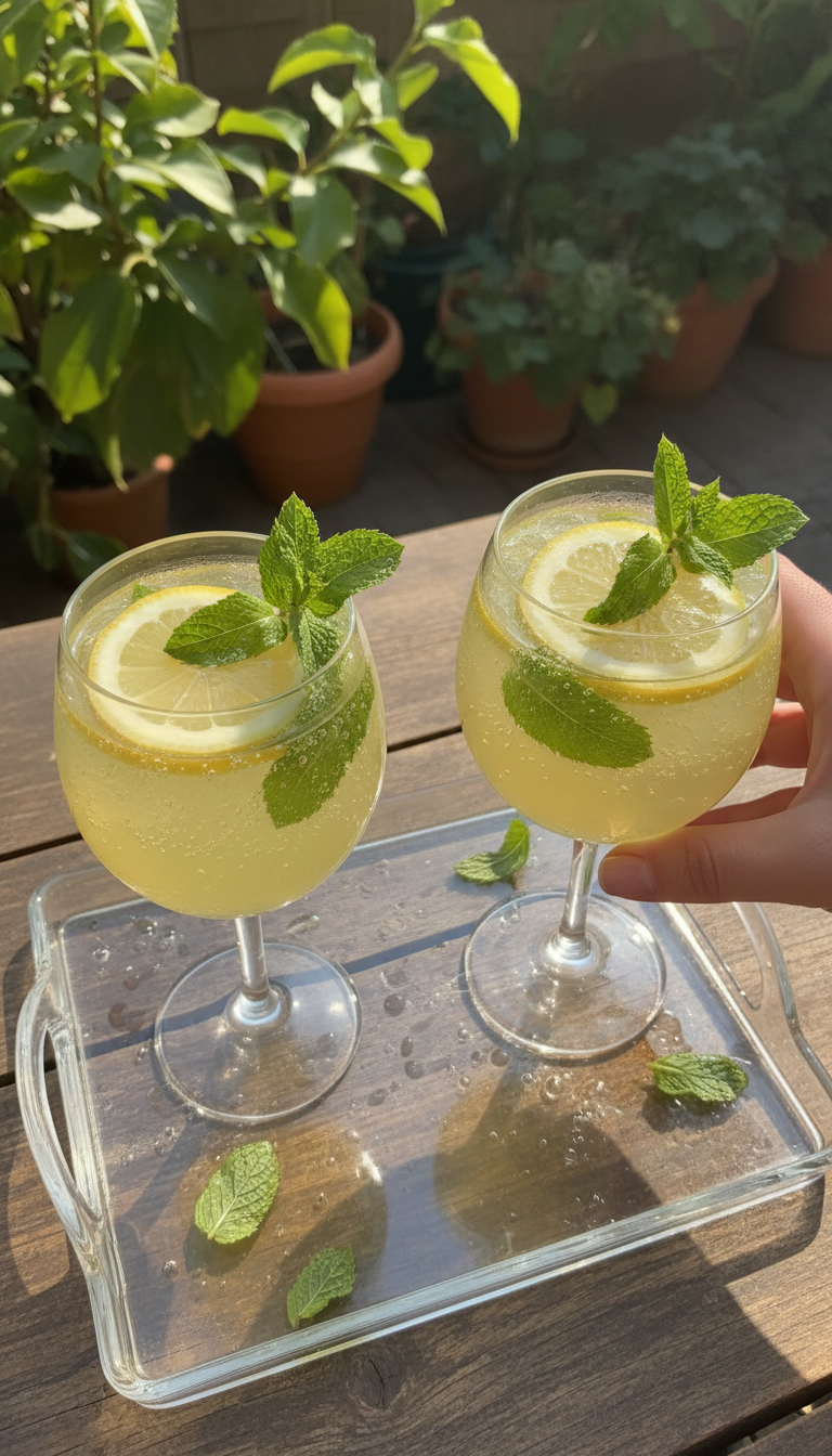 Erfrischende Limoncello Spritzers