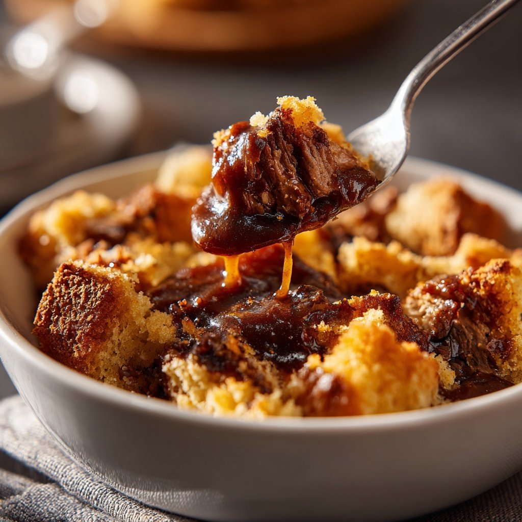 Rinderbacke mit Barolojus & Briochecroutons, Stefan Jäckel, Storchen Zürich