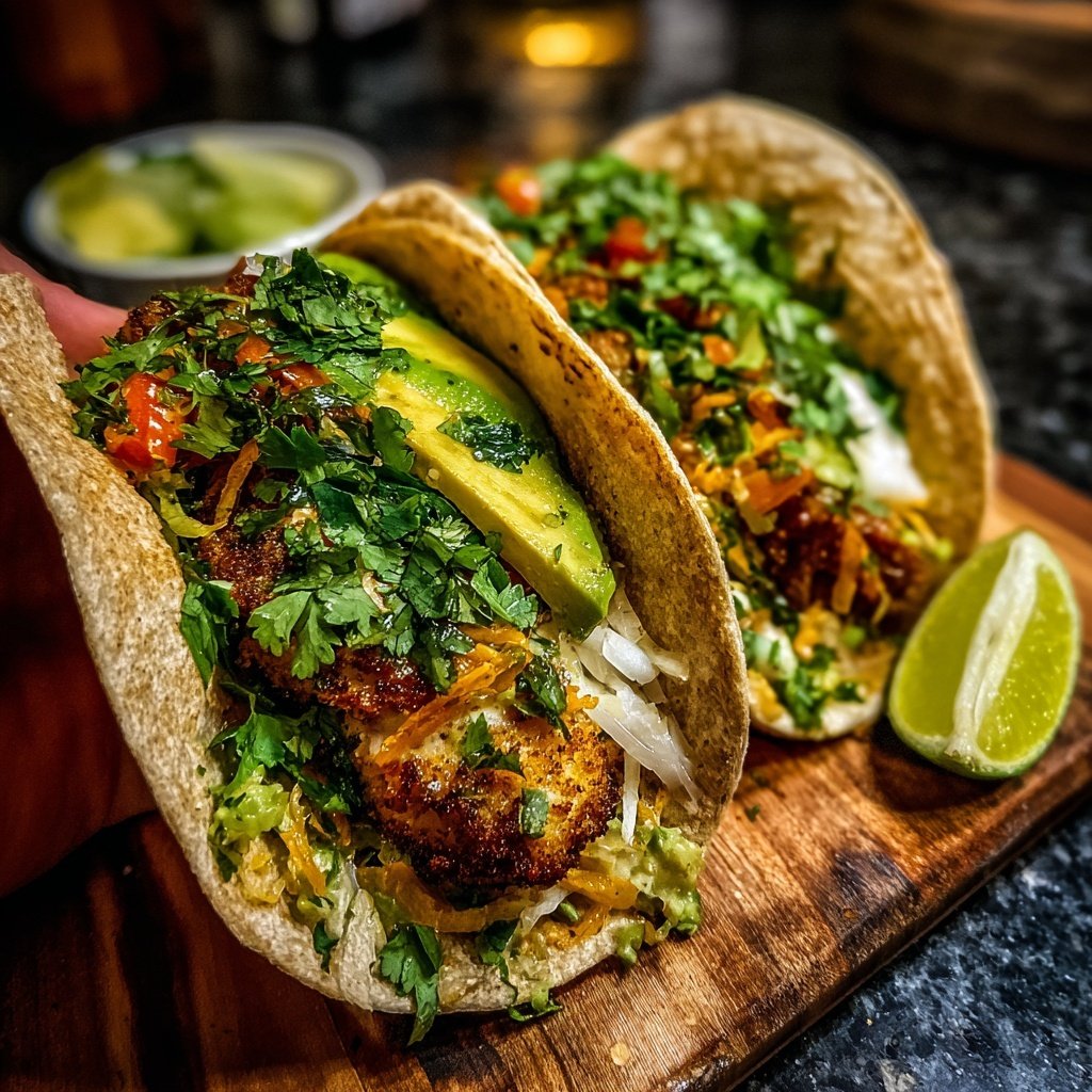 Fisch Tacos in Vollkornwraps