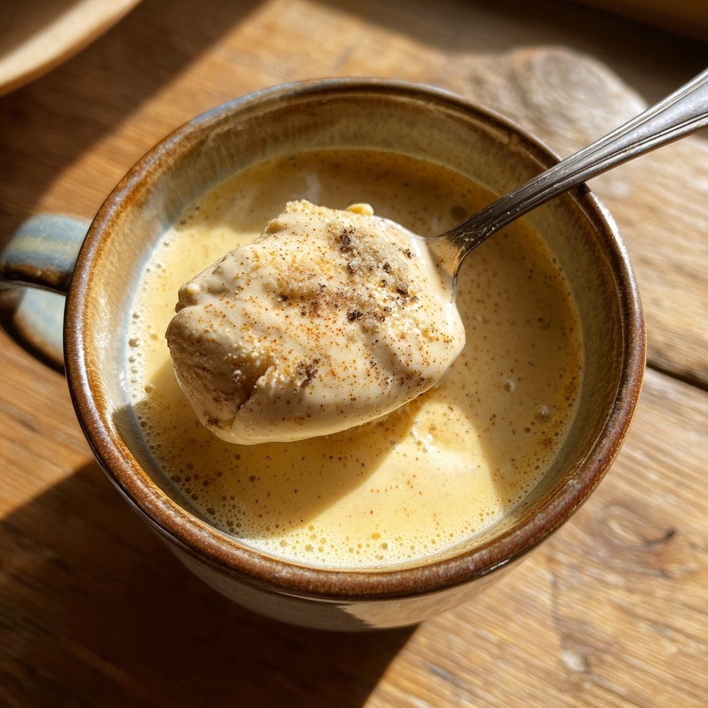 Eierpunsch mit Vanilleeis verfeinert