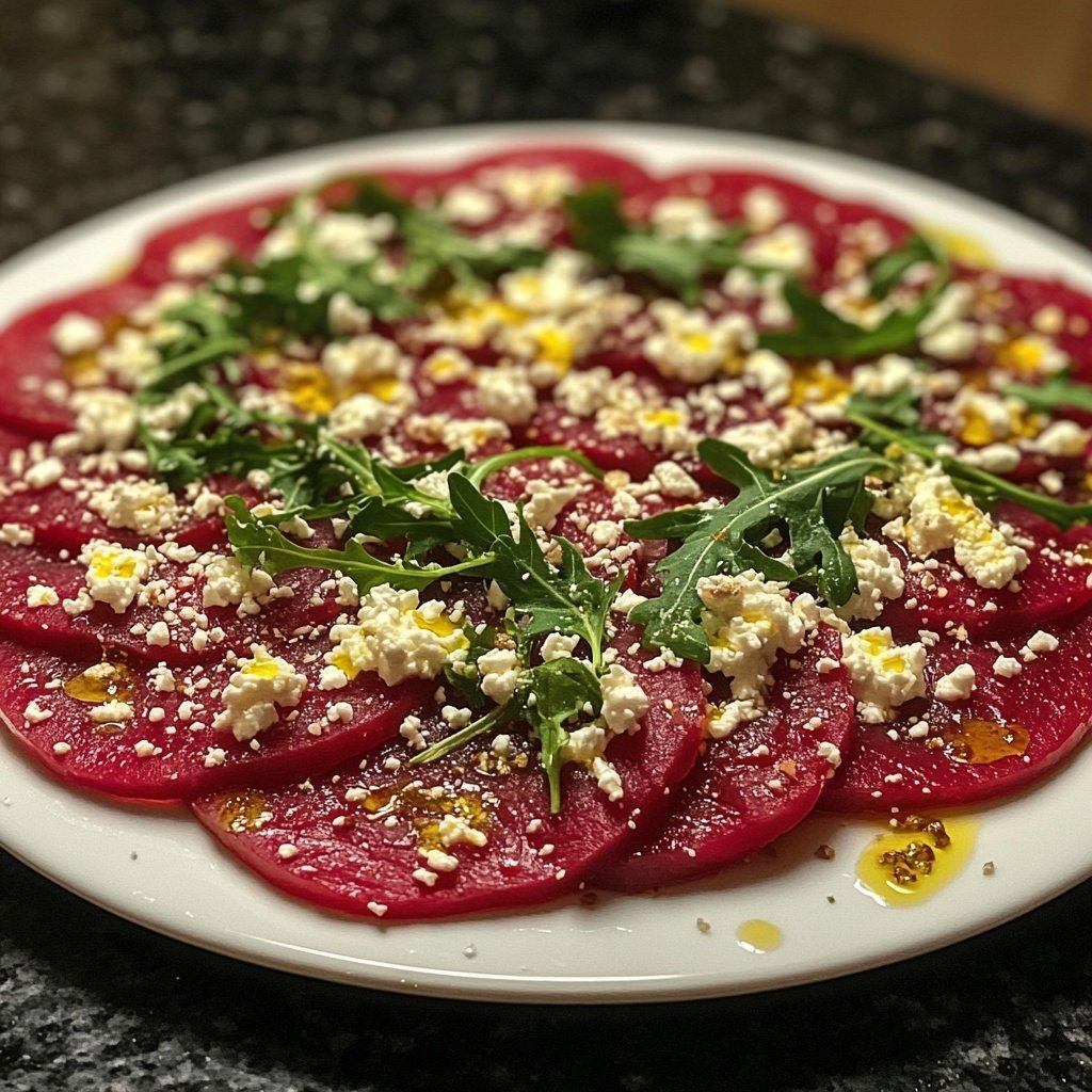 Rote-Bete-Carpaccio