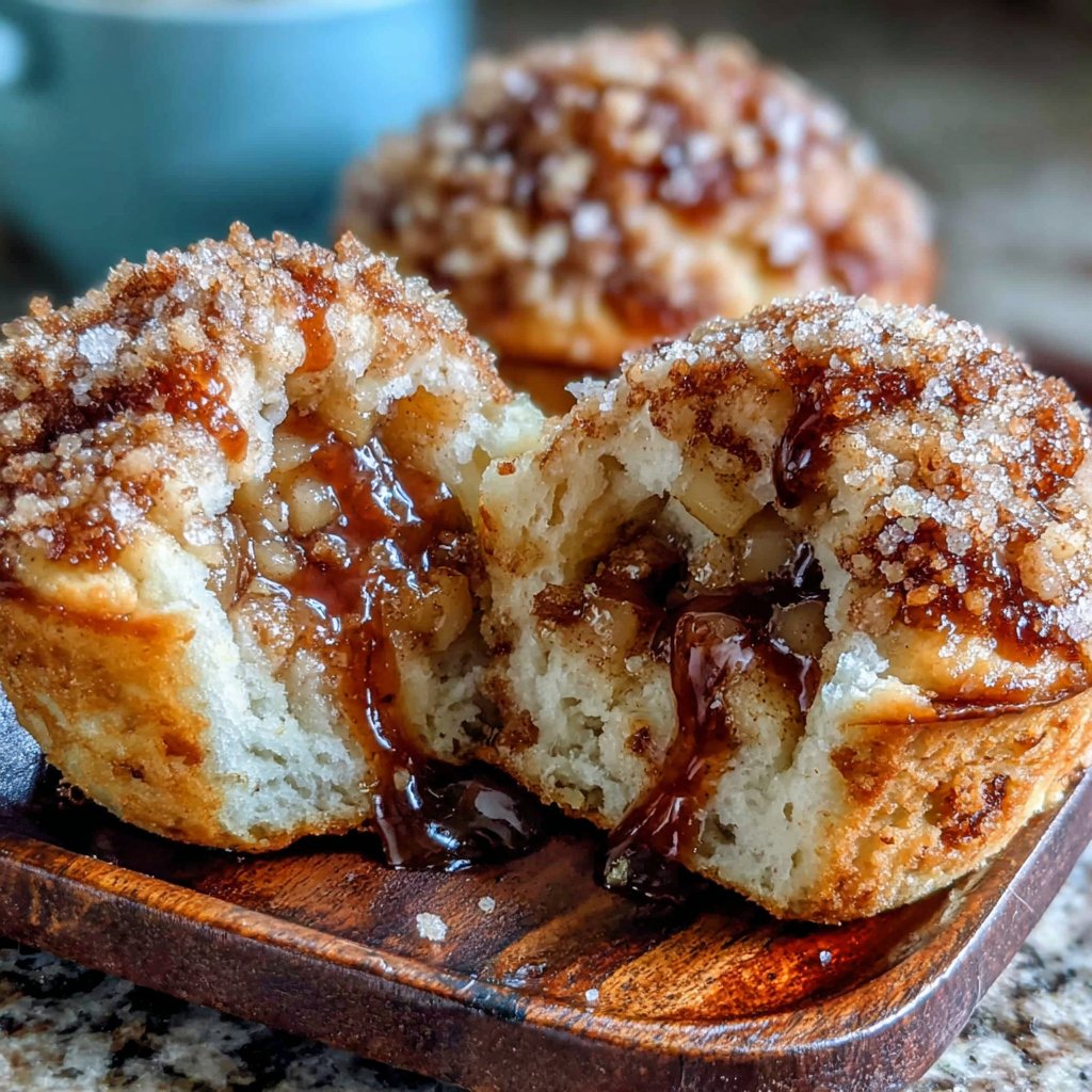 Verlockende Frühstücksmuffins mit Füllung