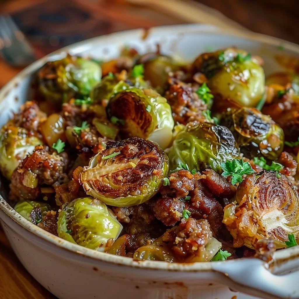 Rosenkohl Auflauf mit Hackfleisch