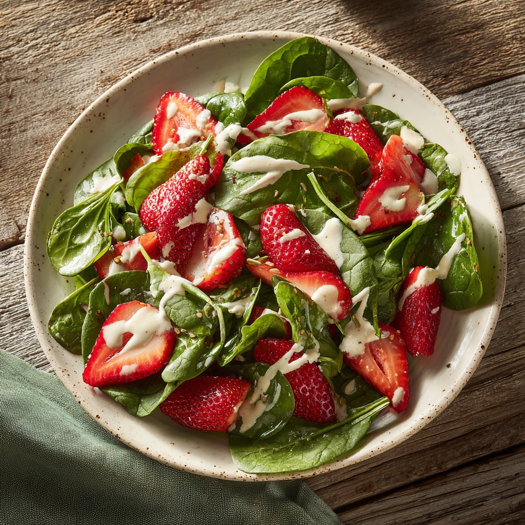 Cremater Erdbeer-Spinat-Salat