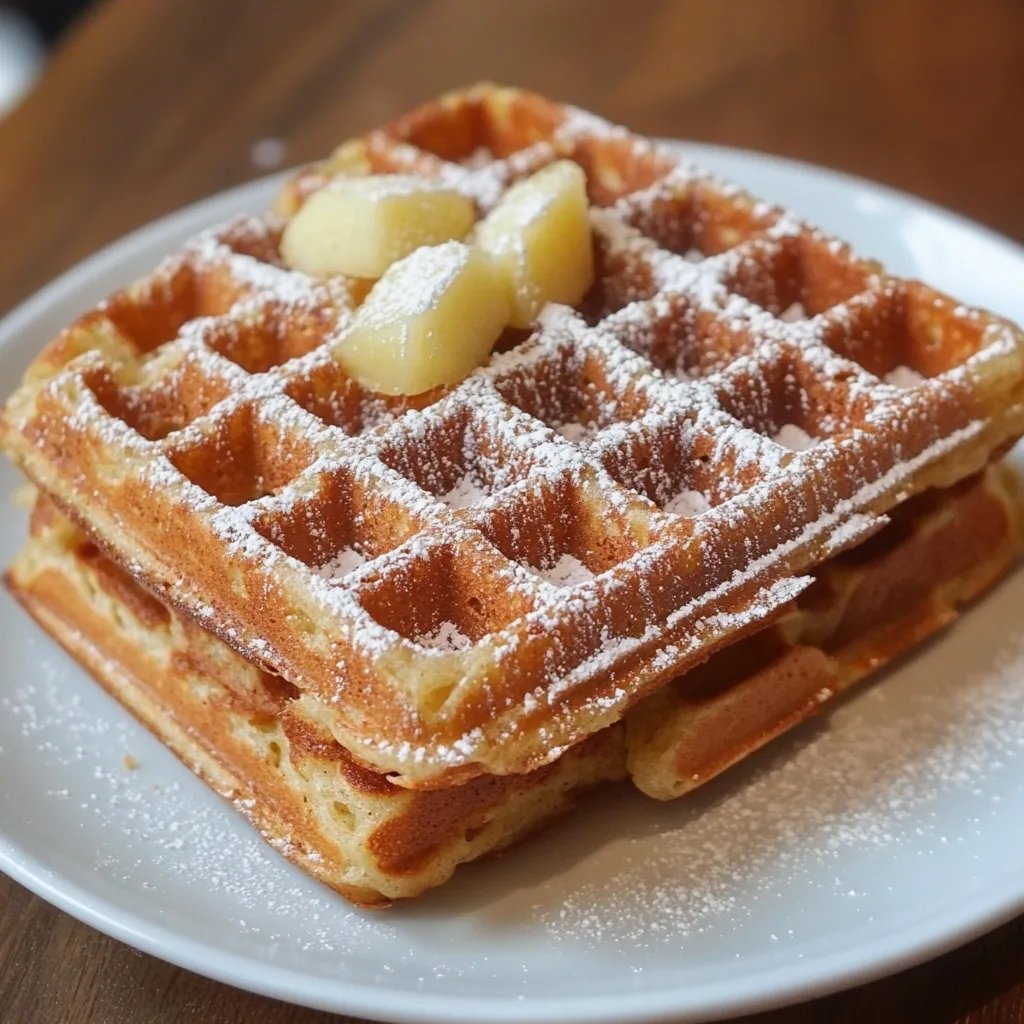 Vegane Waffeln ohne Zucker