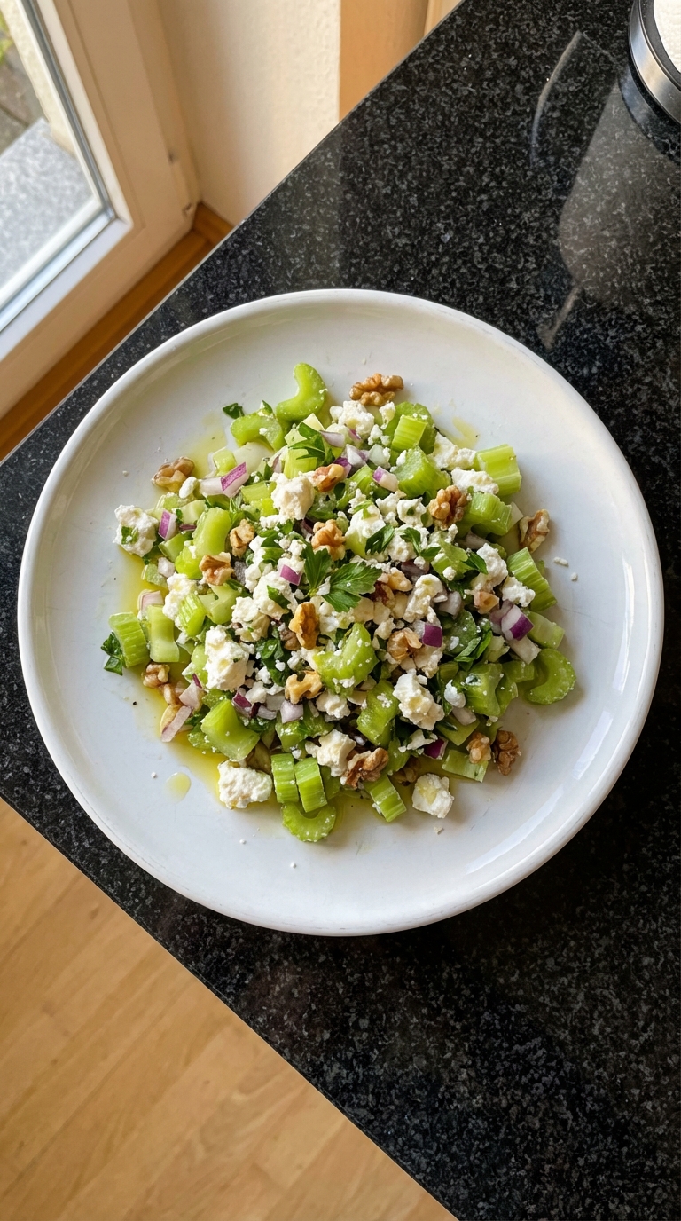 Sellerie Salat mit Feta