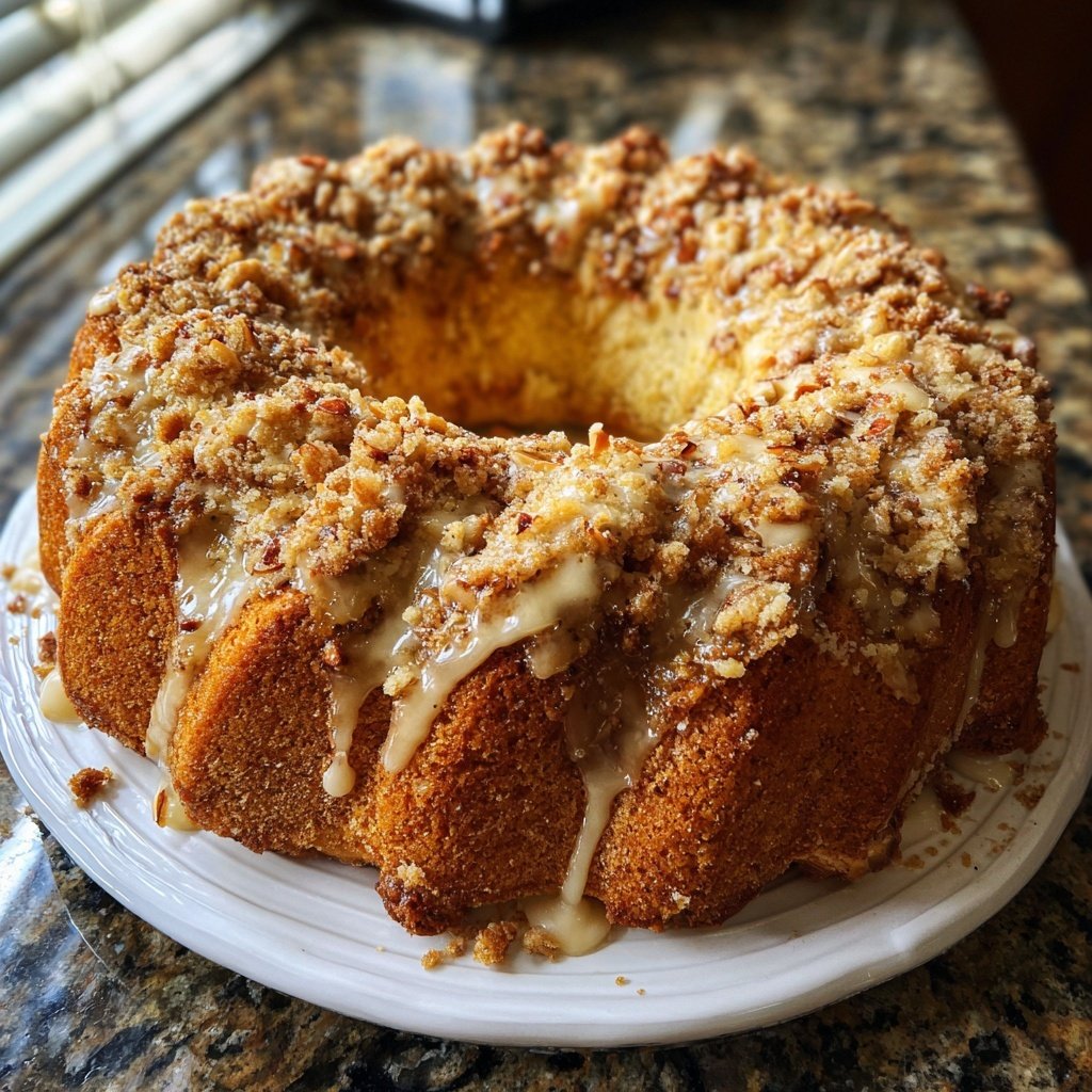 Mandel Creme Kaffee Kuchen