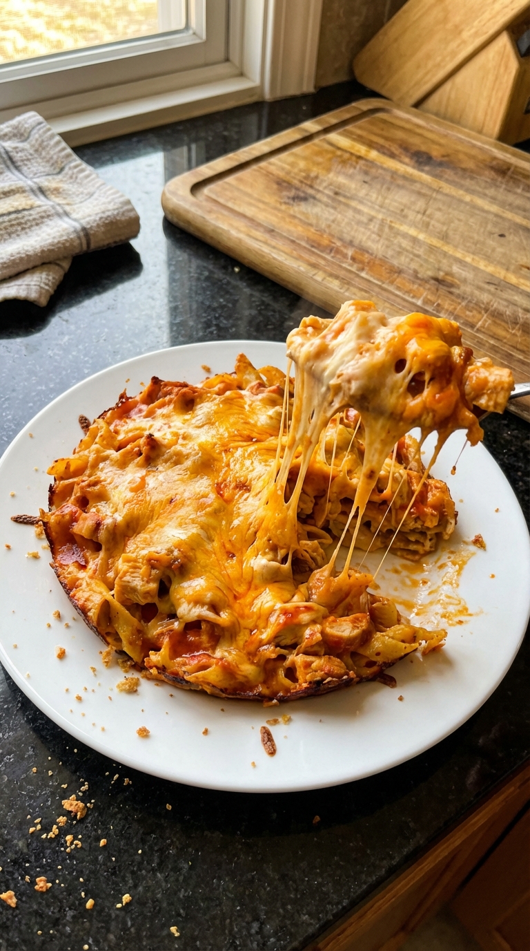 Buffalo Hähnchen Pasta Auflauf​