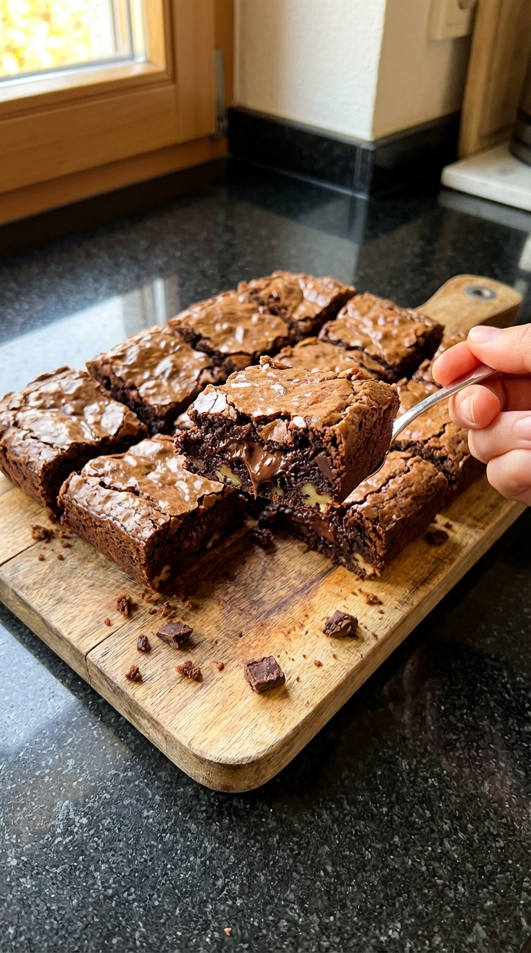 Mokka Sauerteig Brownie Bissen​
