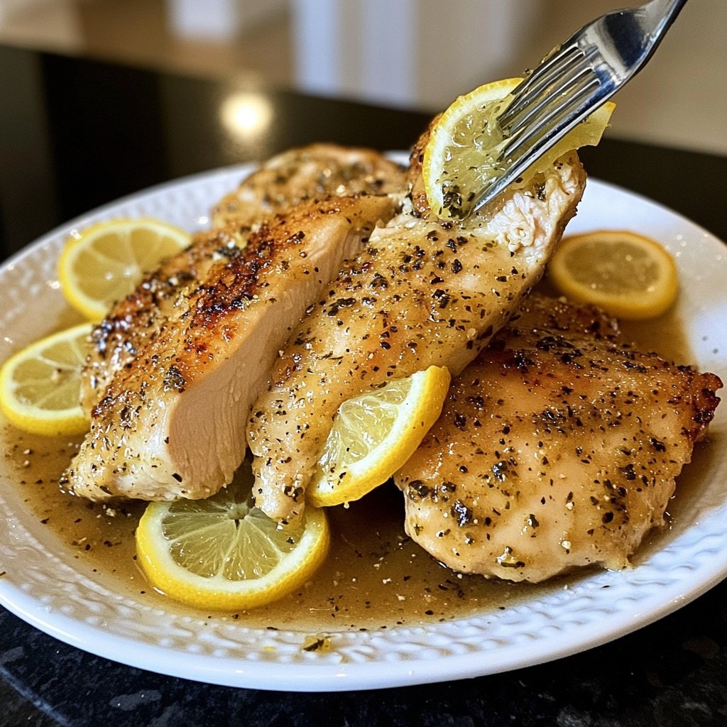 Meyer Zitronen Hähnchen Piccata