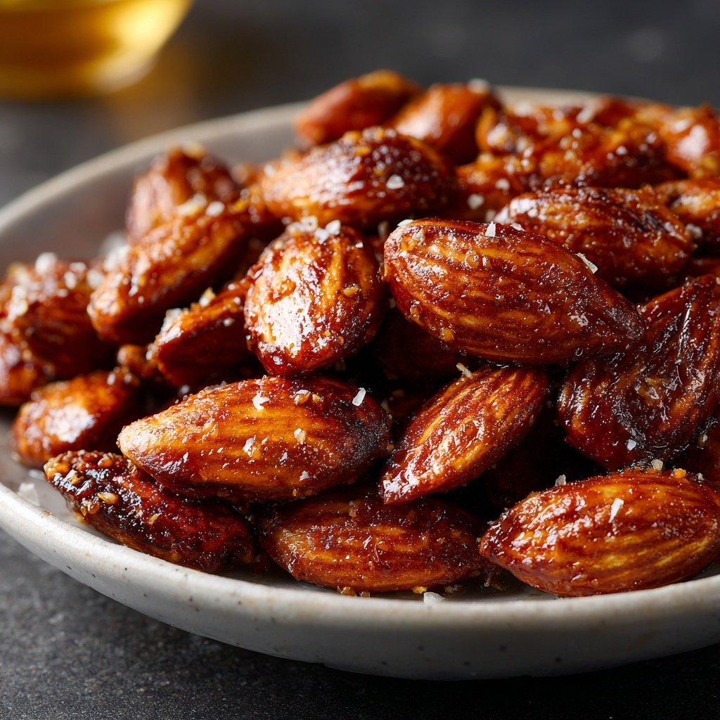 Gebrannte Mandeln mit Vanille und Tonkabohne