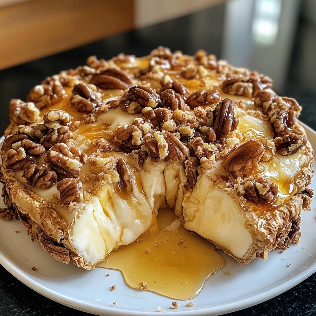 Gebackener Brie Honig Walnuss