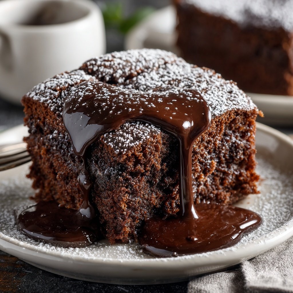 Warmer Schoko-Pudding-Kuchen