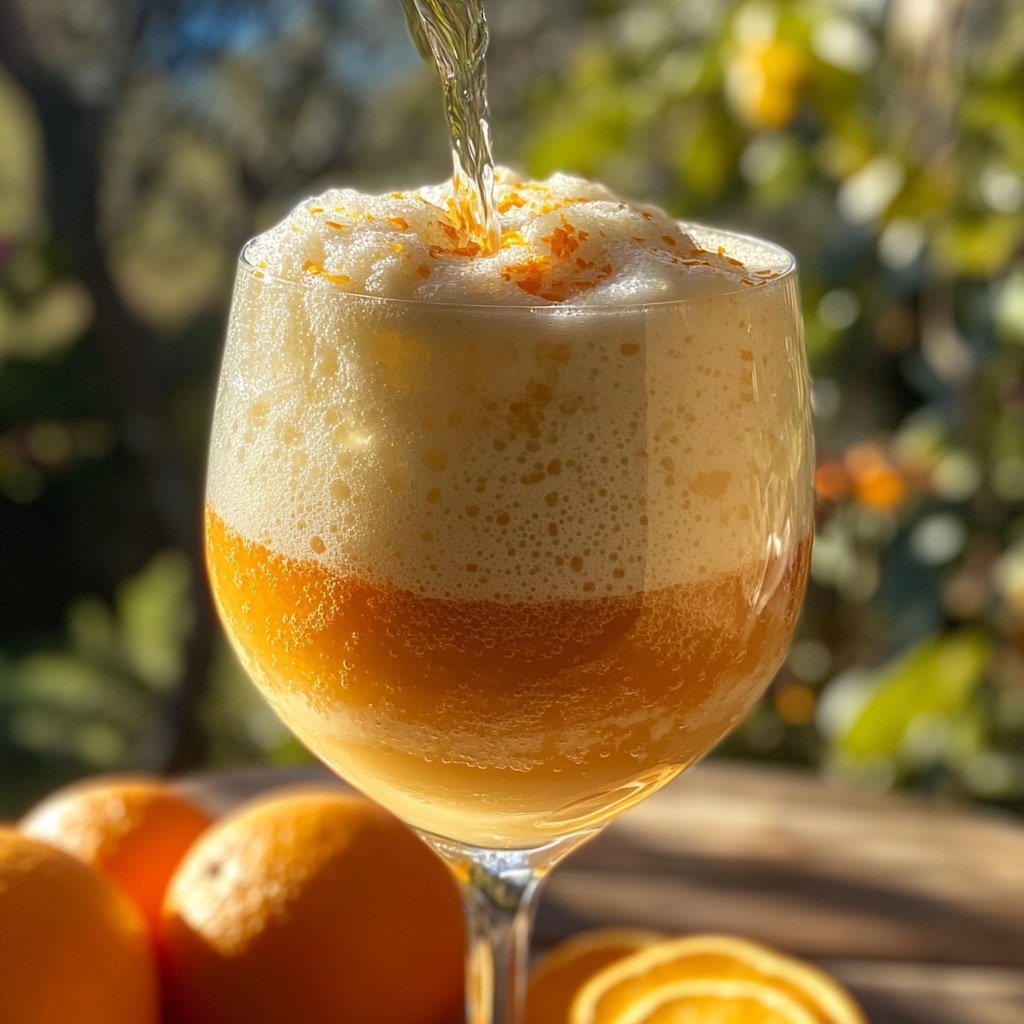 Weißwein-Orangen-Punsch mit Eierlikör