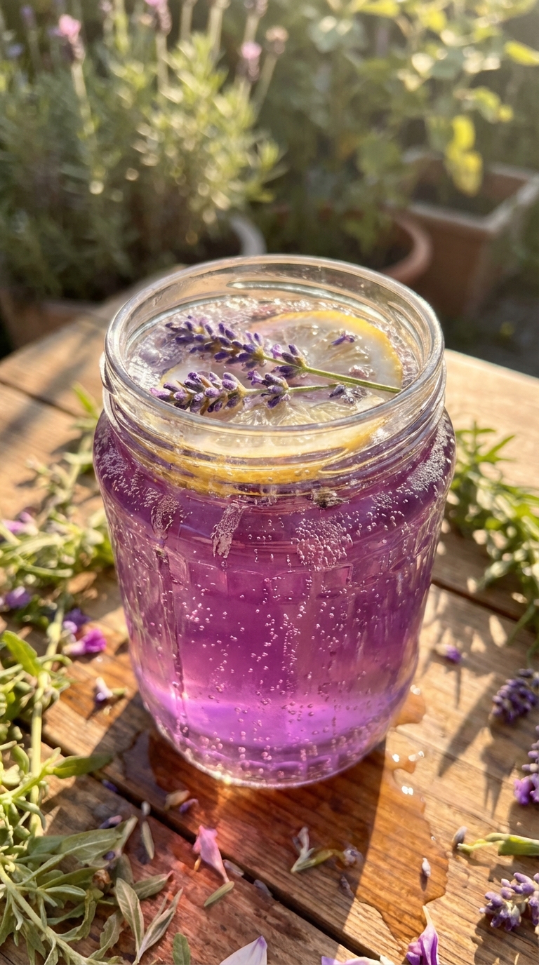 Sprudelnde Lavendel Limonade