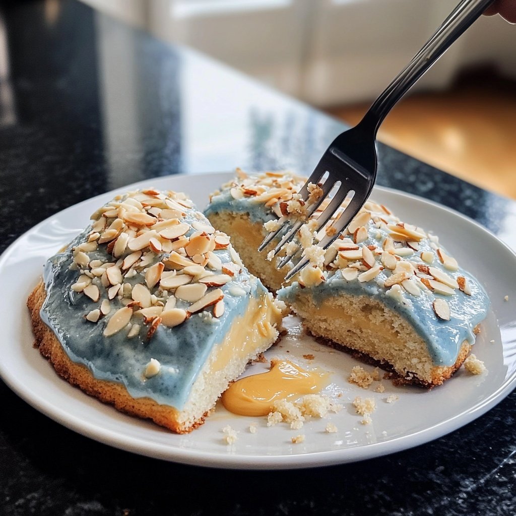 Karpfen blau mit Mandelbutter