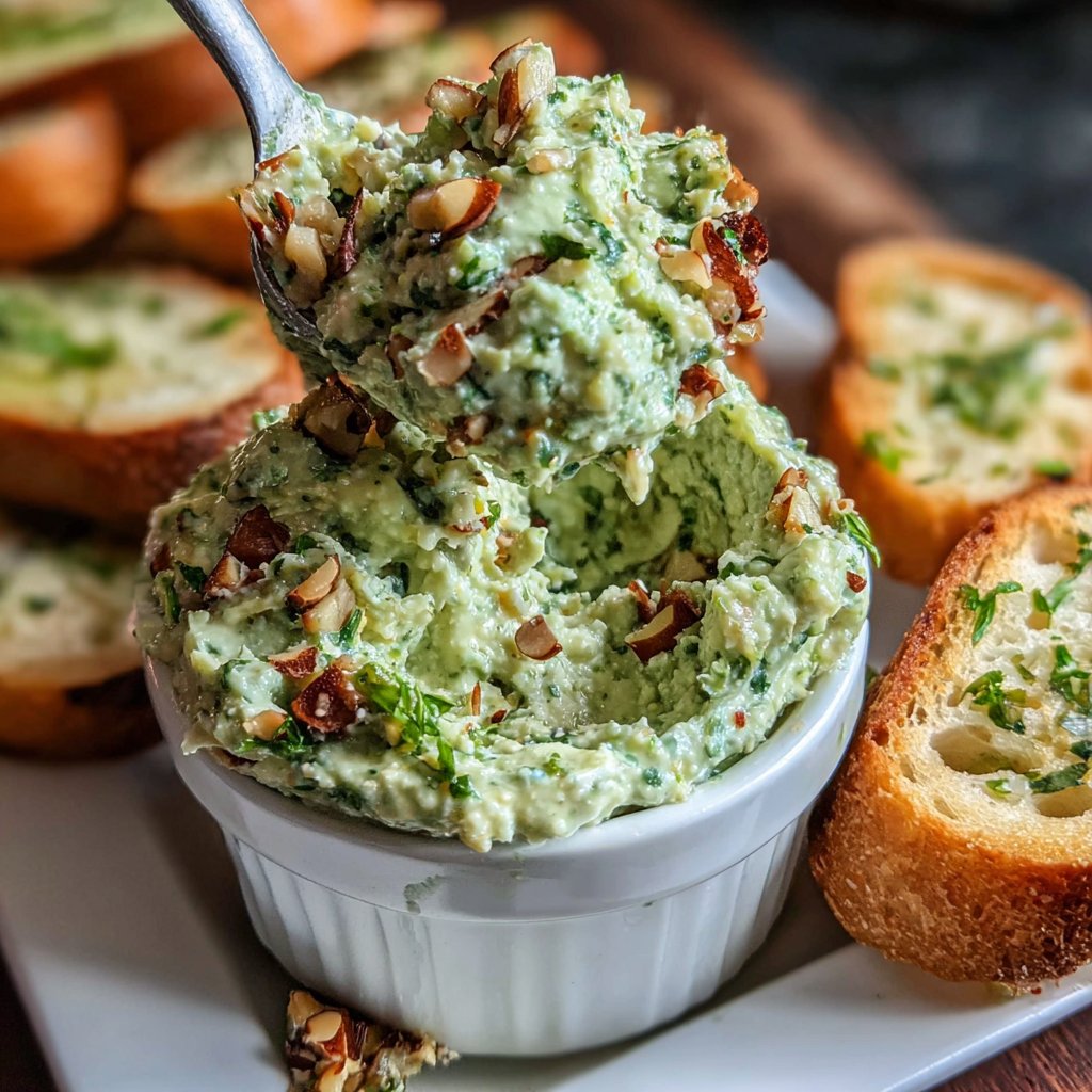 Mandel Pesto Protein Dip