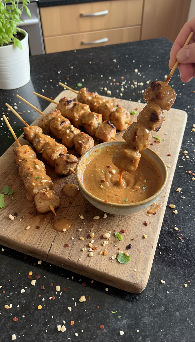 Satay Buffalo Hähnchen Spieße​