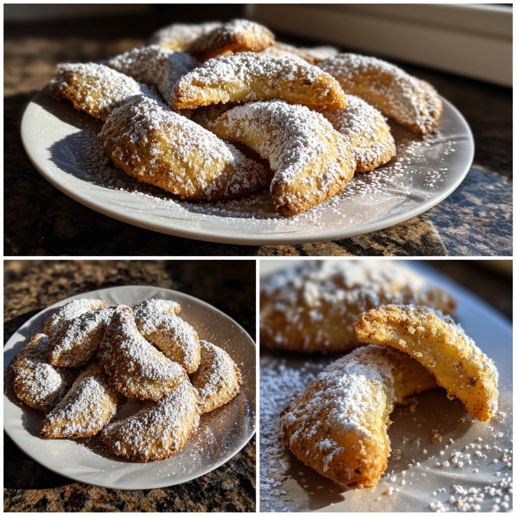 Buttrige Vanillekipferl mit Puderzuckerhaube​
