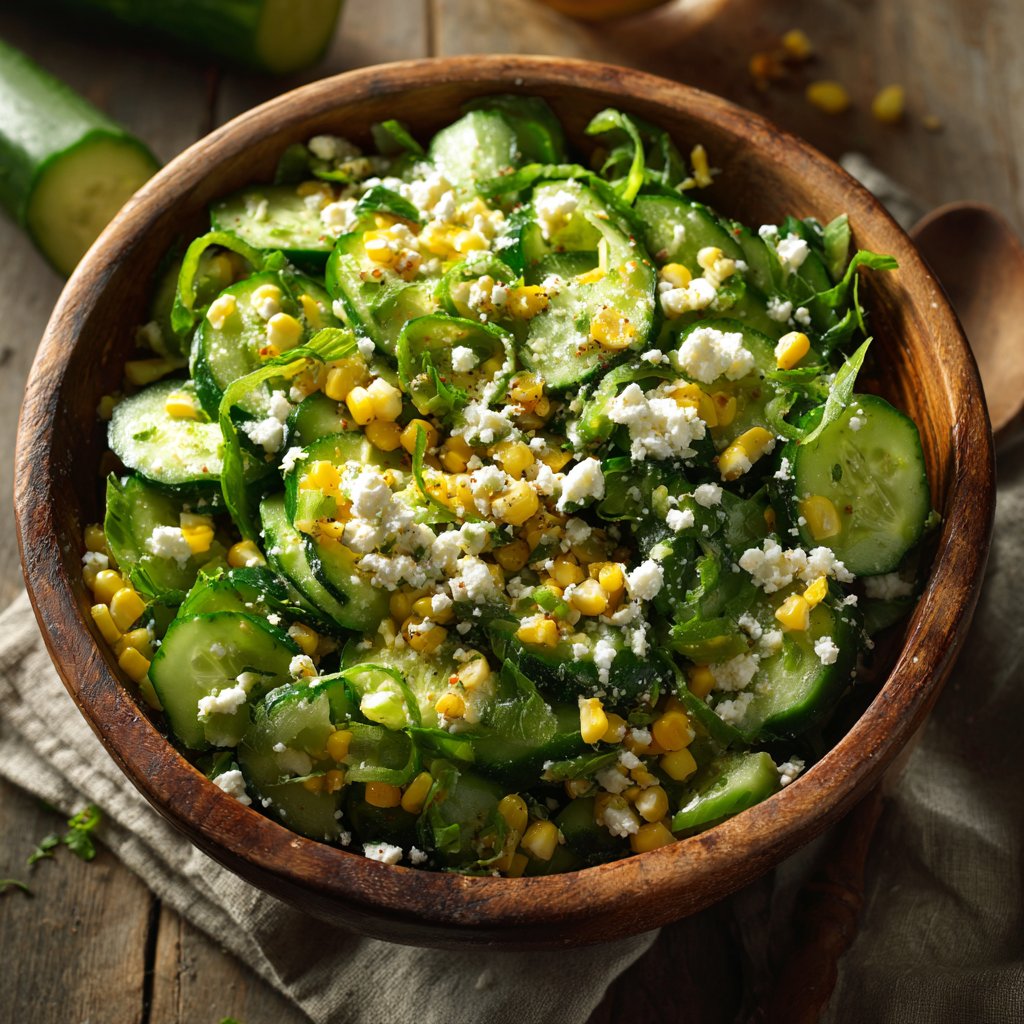 Gurken-Mais-Salat