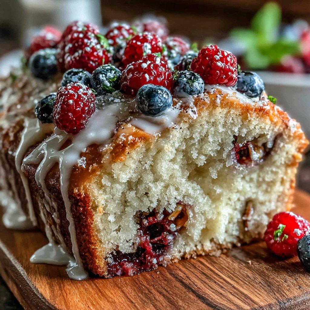 Frühlingskuchen mit Beeren