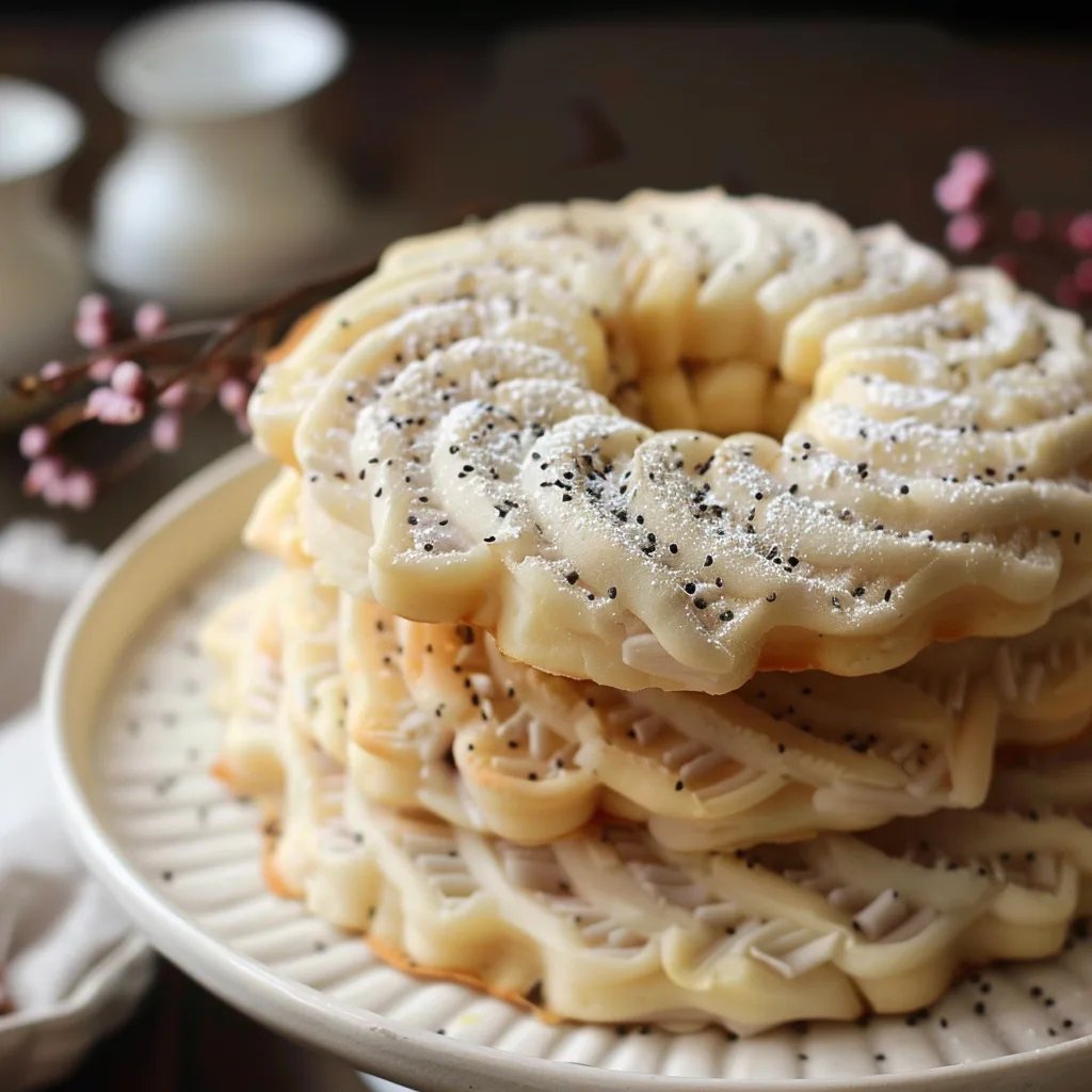 Mohn Marzipan Kringel